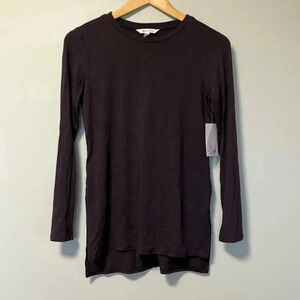 NWT Athleta long and lean wira eggplant purple  tee